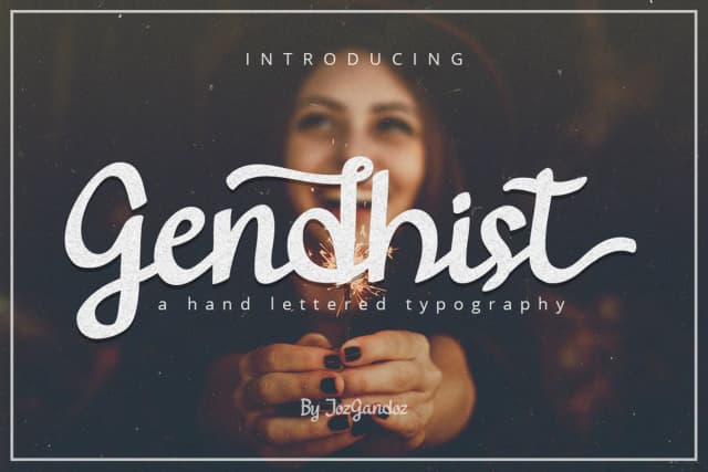 Gendhist Font by josgandos — Script Handwritten Font