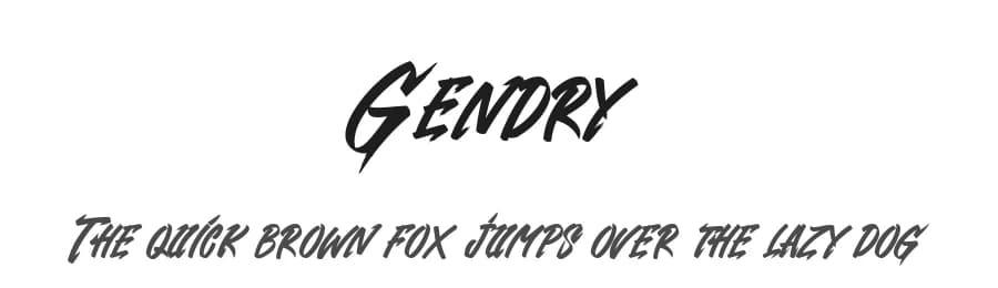 Gendry by Typotopia Studio — Script Handwritten Font