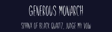 Generous Monarch by Md Shohail Bhuian — Script Handwritten Font — thumbnail 2