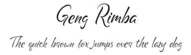Geng Rimba by StringLabs Creative Studio — Script Handwritten Font — thumbnail 1