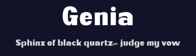 Genia by productype.com — Sans Serif Font — thumbnail 2