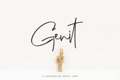 Genit Font by motokiwo — Script Handwritten Font — thumbnail 1