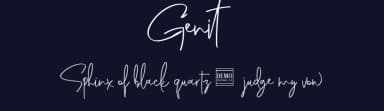 Genit by Motokiwo — Script Handwritten Font — thumbnail 2