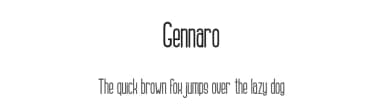 Gennaro by Figuree Studio — Sans Serif Font — thumbnail 1