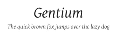 Gentium by SIL International — Serif Font — thumbnail 1