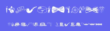 Gentleman Icons by Woodcutter — Dingbats Font — thumbnail 3