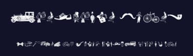 Gentleman Icons by Woodcutter — Dingbats Font — thumbnail 2