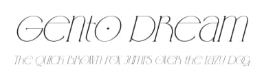 Gento Dream by Storytype Studio — Serif Font — thumbnail 1
