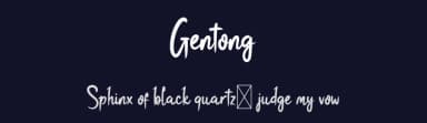 Gentong by productype.com — Script Handwritten Font — thumbnail 2