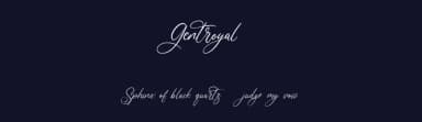 Gentroyal by Maulana Creative — Script Handwritten Font — thumbnail 2