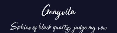 Genyvila by MikroType Std — Script Handwritten Font — thumbnail 2