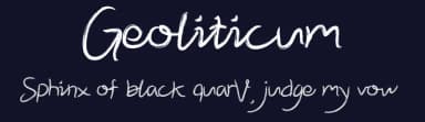 Geoliticum by setyaisiam _type — Script Handwritten Font — thumbnail 2