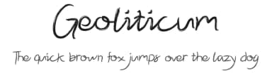 Geoliticum by setyaisiam _type — Script Handwritten Font — thumbnail 1