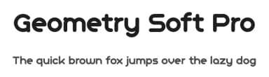 Geometry Soft Pro by CheapProFonts — Sans Serif Font — thumbnail 1