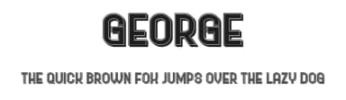 George by Vladimir Nikolic — Sans Serif Font — thumbnail 1