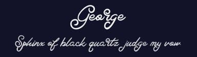 George by Vunira Design — Script Handwritten Font — thumbnail 2