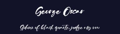 George Oscar by Staircase Studio — Script Handwritten Font — thumbnail 2