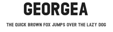Georgea by Fanastudio — Sans Serif Font — thumbnail 1