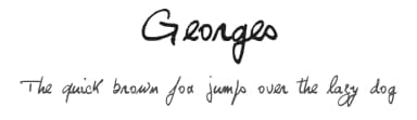 Georges by philing.net — Script Handwritten Font — thumbnail 1
