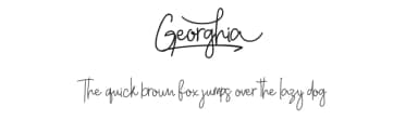 Georghia by Miftah Locare — Script Handwritten Font — thumbnail 1