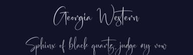 Georgia Western by Letterena Studios — Script Handwritten Font — thumbnail 2