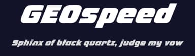 GEOspeed by deFharo — Sans Serif Font — thumbnail 2