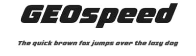 GEOspeed by deFharo — Sans Serif Font — thumbnail 1