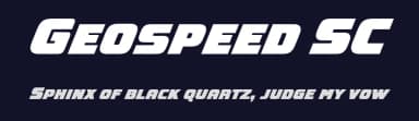 Geospeed SC by deFharo — Sans Serif Font — thumbnail 2