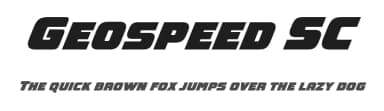 Geospeed SC by deFharo — Sans Serif Font — thumbnail 1