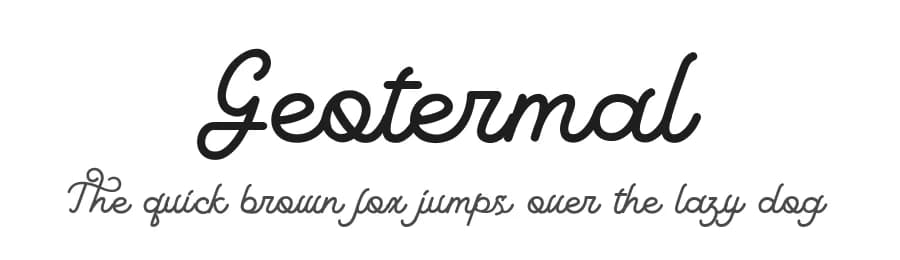 Geotermal by Breh Creative — Script Handwritten Font — preview 1
