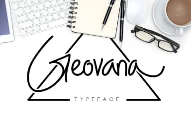 Geovana Signature Typeface Font by madeDeduk — Script Handwritten Font — thumbnail 1