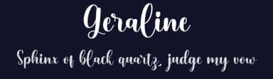 Geraline by Makashi — Script Handwritten Font — thumbnail 2