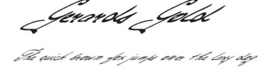 Gerards Gold by Samyuli — Script Handwritten Font — thumbnail 1