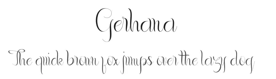 Gerhana by cropstudio — Script Handwritten Font — preview 1