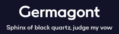 Germagont by Fikryal studio — Sans Serif Font — thumbnail 2