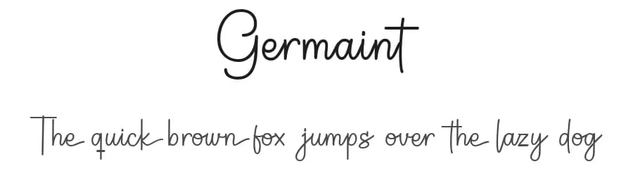 Germaint by Brithos Type — Script Handwritten Font