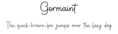 Germaint by Brithos Type — Script Handwritten Font — thumbnail 1