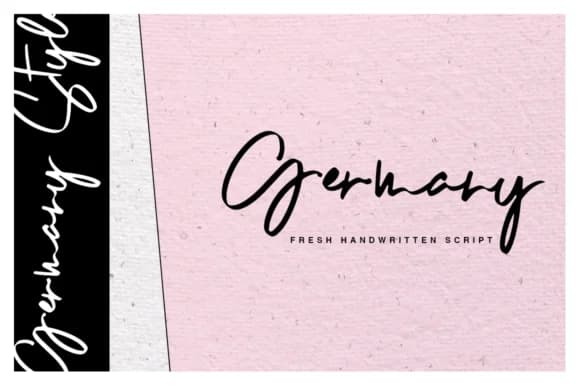 Germany Font by BennyDesigns — Script Handwritten Font