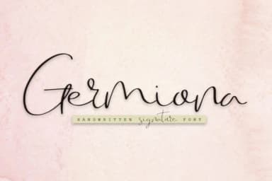 Germiona Font by Katie Holland — Script Handwritten Font — thumbnail 1
