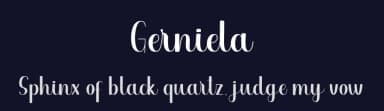Gerniela by HerDesign — Script Handwritten Font — thumbnail 2