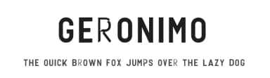 Geronimo by Typeline Studio — Sans Serif Font — thumbnail 1