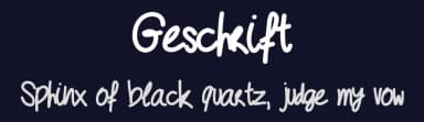 Geschrift by Kristof Decloedt — Script Handwritten Font — thumbnail 2
