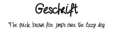 Geschrift by Kristof Decloedt — Script Handwritten Font — thumbnail 1
