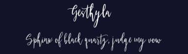 Gesthyla by Creatype Studio — Script Handwritten Font — thumbnail 2