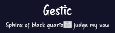 Gestic by productype.com — Script Handwritten Font — thumbnail 2