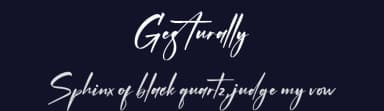 Gesturally by Wildan Type — Script Handwritten Font — thumbnail 2