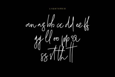 Get Run Font by BennyDesigns — Script Handwritten Font — thumbnail 3