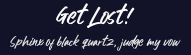Get Lost! by Azetype Studio — Script Handwritten Font — thumbnail 2