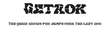 Getrok by Prioritype Co — Script Handwritten Font — thumbnail 1