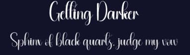 Getting Darker by Andi Moz — Script Handwritten Font — thumbnail 2